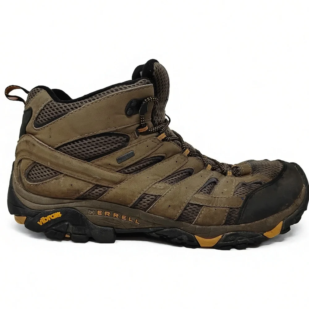 Merrell Moab 2 Mid GTX Mens Size 13W Waterproof Vibram Hiking Boots Gorpcore